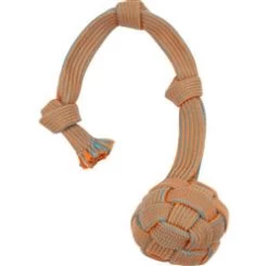 Mammoth Pet Products Extra Webbing Ball With Fling Handle