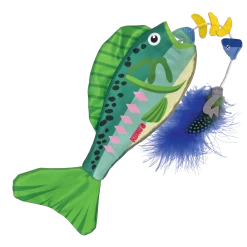 Kong Wrangler Angler Fish Cat Toy