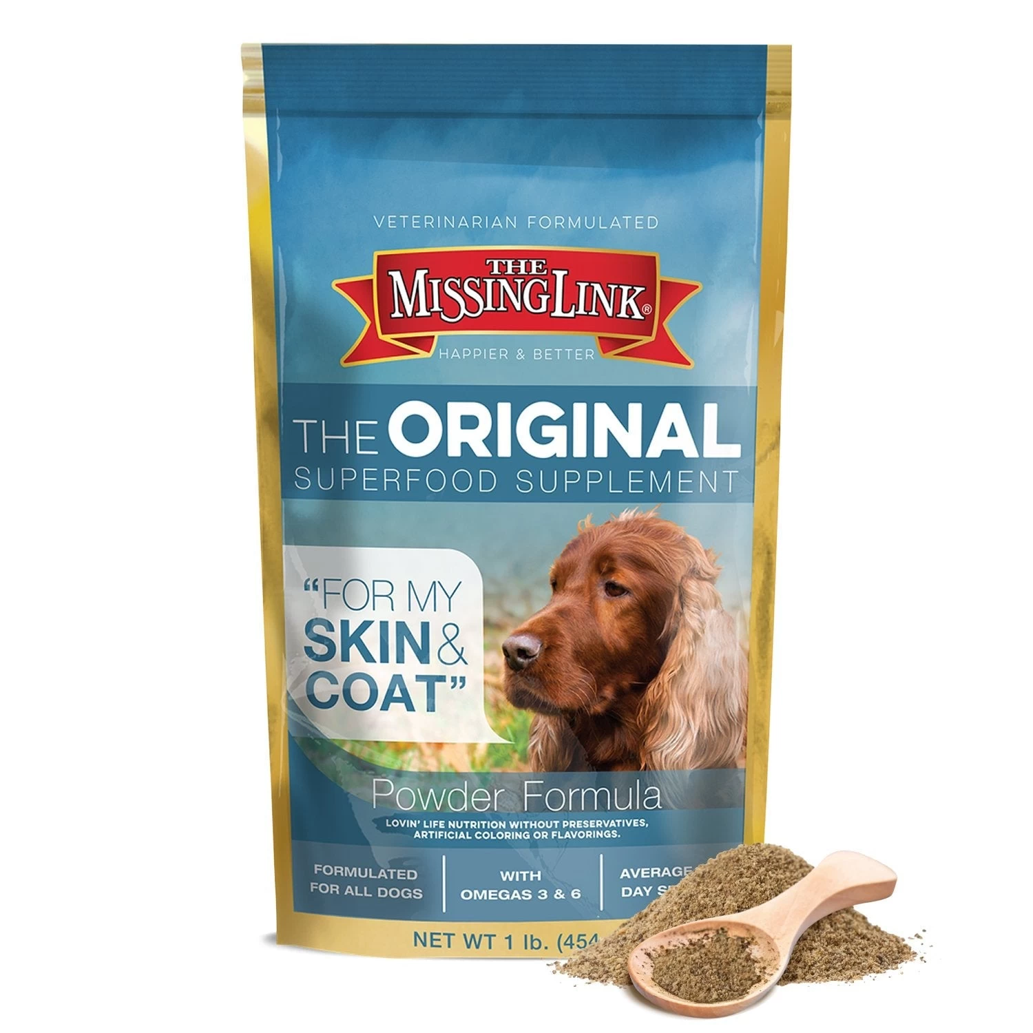 The Missing Link® Original Skin & Coat Powder Supplement For All Adult Dogs 3 The Missing Link® Original Skin & Coat Powder Supplement For All Adult Dogs