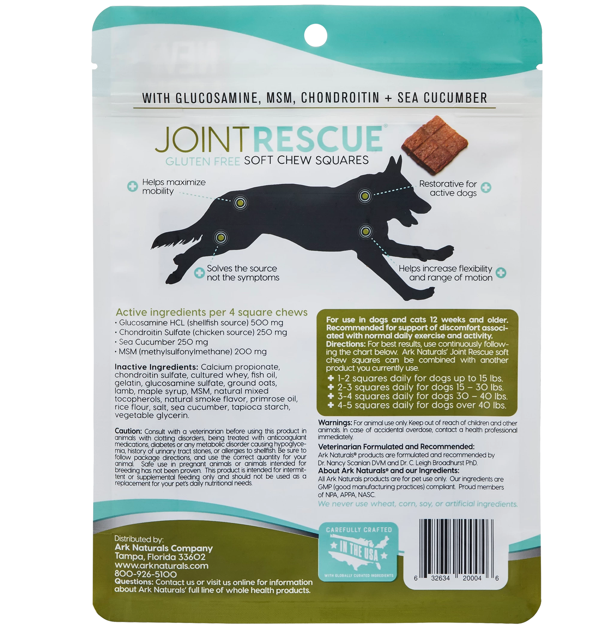 Ark Naturals Sea Mobility Lamb Jerky For Dogs 4 Ark Naturals Sea Mobility Lamb Jerky For Dogs - Image 2