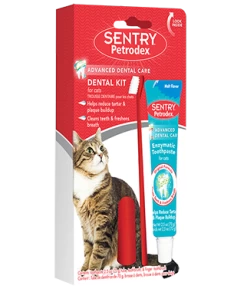 SENTRY Petrodex Dental Care Kit For Cats