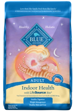 Blue Buffalo Indoor Health Natural Chicken & Brown Rice Adult Dry Cat Food