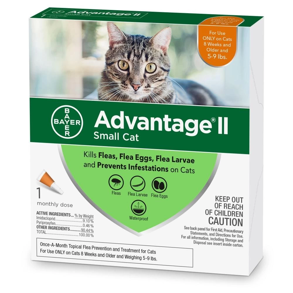 Bayer Advantage II Small Cat 4 Bayer Advantage II Small Cat - Image 2