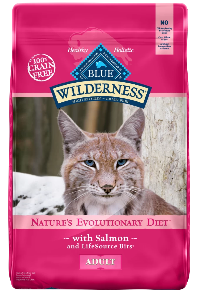 Blue Buffalo Wilderness Grain Free Salmon High Protein Recipe Dry Cat Food 3 Blue Buffalo Wilderness Grain Free Salmon High Protein Recipe Dry Cat Food