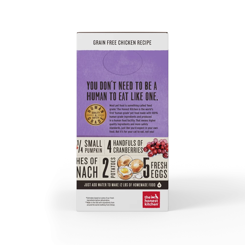 The Honest Kitchen Grain Free Chicken Recipe Dehydrated Cat Food 7 The Honest Kitchen Grain Free Chicken Recipe Dehydrated Cat Food - Image 5