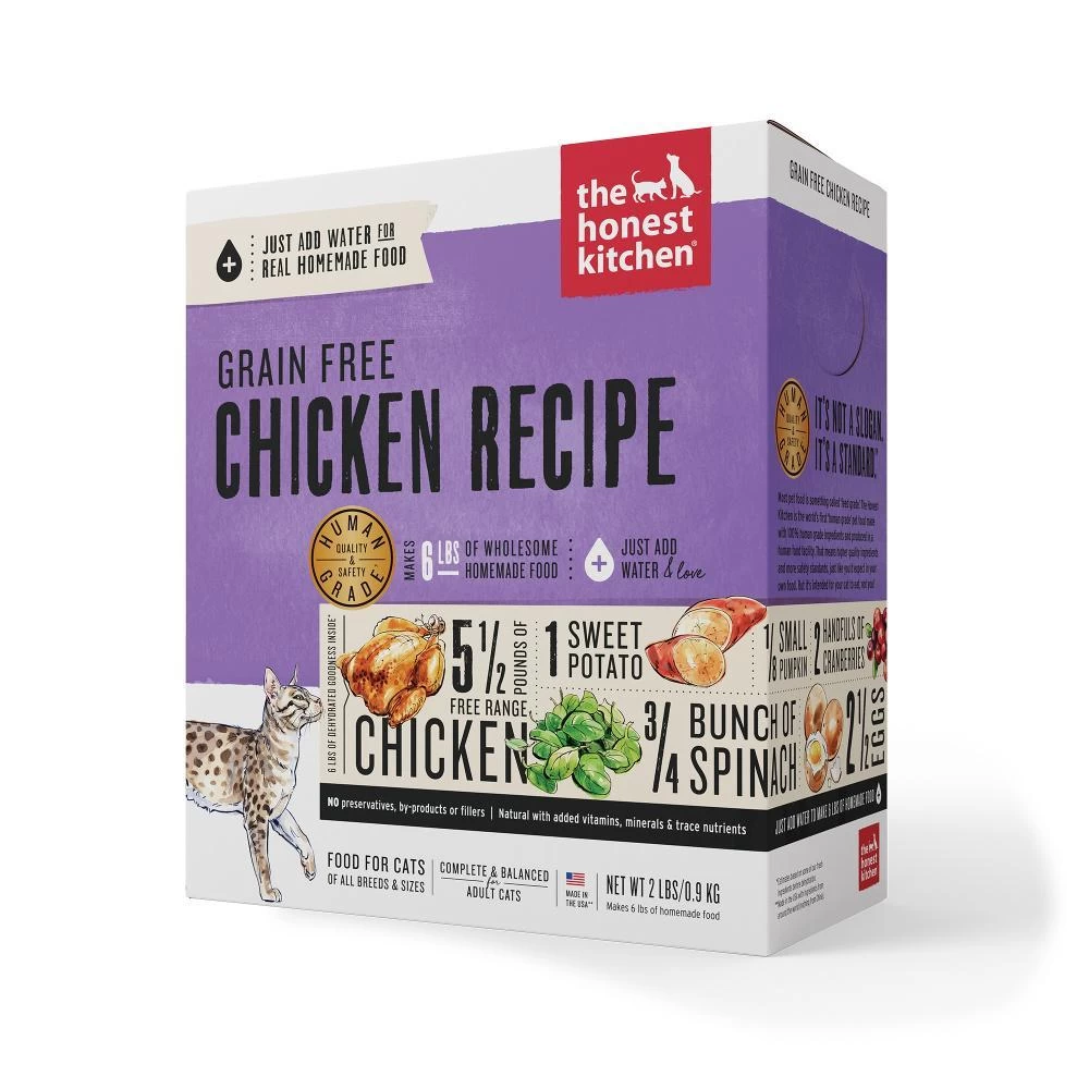 The Honest Kitchen Grain Free Chicken Recipe Dehydrated Cat Food 3 The Honest Kitchen Grain Free Chicken Recipe Dehydrated Cat Food
