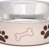 Loving Pets Pink Bella Bowls 2 Loving Pets Pink Bella Bowls -Pet Shop 31055 1463596534