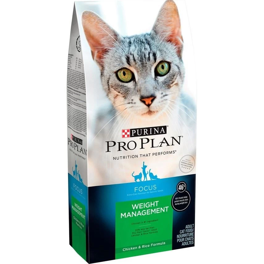 Purina Pro Plan Focus Weight Management Chicken & Rice Formula Dry Cat Food 3 Purina Pro Plan Focus Weight Management Chicken & Rice Formula Dry Cat Food