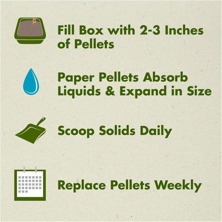 Yesterday's News Softer Texture Unscented Cat Litter 7 Yesterday's News Softer Texture Unscented Cat Litter - Image 5