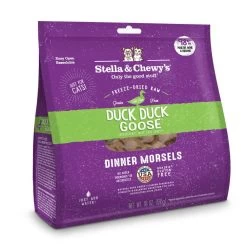 Stella & Chewy's Duck Duck Goose Grain Free Dinner Morsels Freeze Dried Cat Food