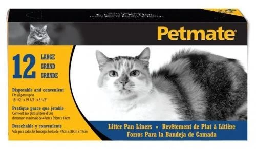 Petmate Disposable Plastic Cat Litter Liner 3 Petmate Disposable Plastic Cat Litter Liner