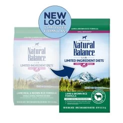 Natural Balance L.I.D. Limited Ingredient Diets Lamb & Brown Rice Formula Small Breed Bites Dry Dog Food -Pet Shop 35298 1582911137