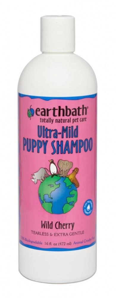 Earthbath Ultra-Mild Wild Cherry Puppy Shampoo 3 Earthbath Ultra-Mild Wild Cherry Puppy Shampoo