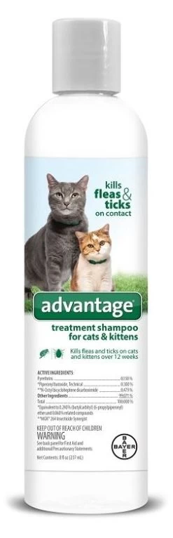 Bayer Advantage Treatment Shampoo For Cats And Kittens