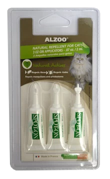 Alzoo Spot On Natural Flea And Tick Repellent For Cats