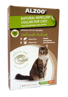 Alzoo Natural Repellent Flea And Tick Collar For Cats
