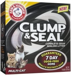 Arm & Hammer Multi-Cat Clump And Seal Complete Odor Sealing Cat Litter