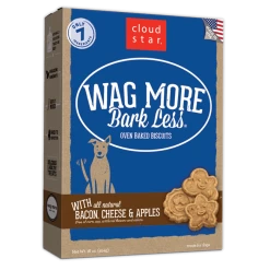 Cloud Star Wag More Bark Less Oven Baked Bacon, Cheese And Apple Dog Treats