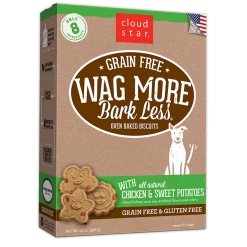 Cloud Star Wag More Bark Less Oven Baked Grain Free Chicken And Sweet Potatoes Dog Treats
