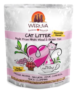 Weruva It's A Tea Party Hinoki Wood And Green Tea Cat Litter