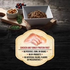 Fussie Cat Market Fresh Grain Free Chicken & Turkey Recipe Dry Cat Food -Pet Shop 39111 1576258961