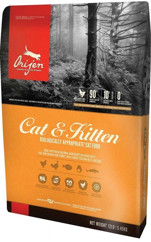 ORIJEN Cat And Kitten Grain Free Dry Cat Food 3 ORIJEN Cat And Kitten Grain Free Dry Cat Food