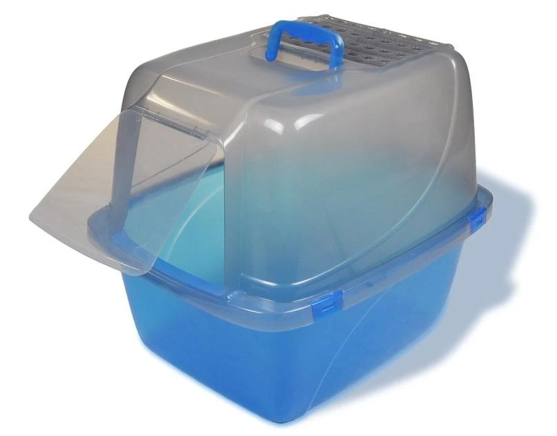 Van Ness Translucent Enclosed Cat Litter Pan 3 Van Ness Translucent Enclosed Cat Litter Pan