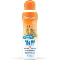 Tropiclean Flea & Tick After Bath, Bite, Relief Treatment For Dogs & Cats