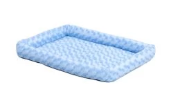 24" QuietTime Powder Blue Fashion Bolster Bed
