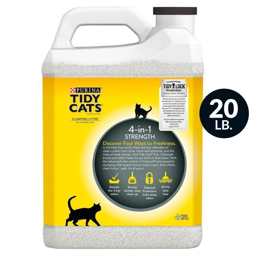 Tidy Cats 4-in-1 Strength Clumping Cat Litter 4 Tidy Cats 4-in-1 Strength Clumping Cat Litter - Image 2