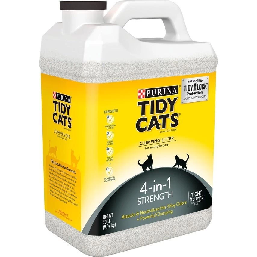 Tidy Cats 4-in-1 Strength Clumping Cat Litter 3 Tidy Cats 4-in-1 Strength Clumping Cat Litter