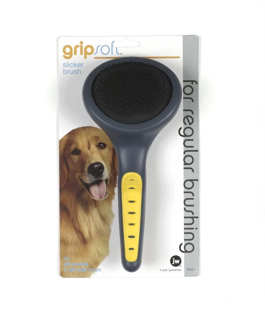 JW Pet Gripsoft Slicker Brush 3 JW Pet Gripsoft Slicker Brush