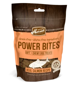 Merrick Power Bites Grain Free Salmon Dog Treats