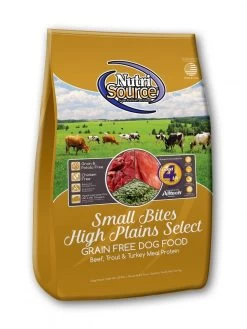 NutriSource® Grain Free High Plains Select Small Bites Dry Dog Food