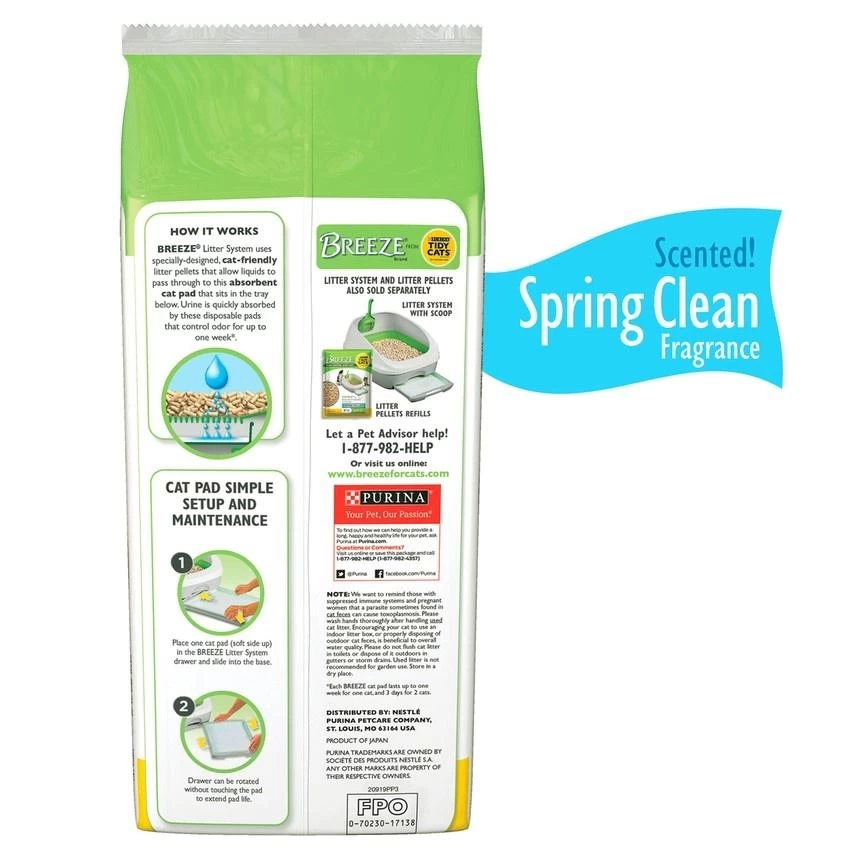 Tidy Cats Breeze Scented Cat Pads 4 Tidy Cats Breeze Scented Cat Pads - Image 2