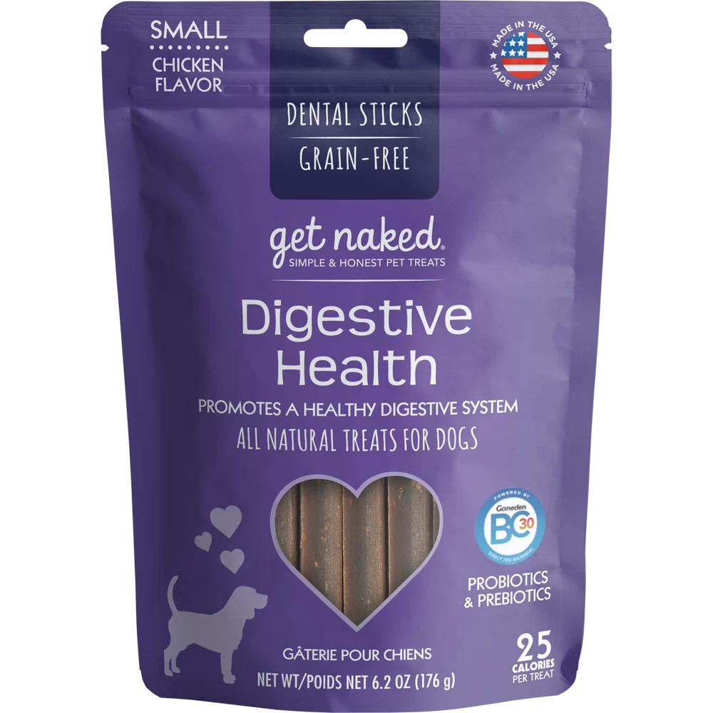 Get Naked® Digestive Health Dental Dog Chew Sticks 3 Get Naked® Digestive Health Dental Dog Chew Sticks