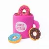 ZippyPaws Zippy Burrow Coffee & Donutz Hide & Seek Puzzle Dog Toy -Pet Shop 42314 1532038917