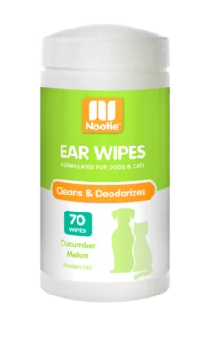 Nootie Cucumber Melon Ear Wipes For Dogs & Cats