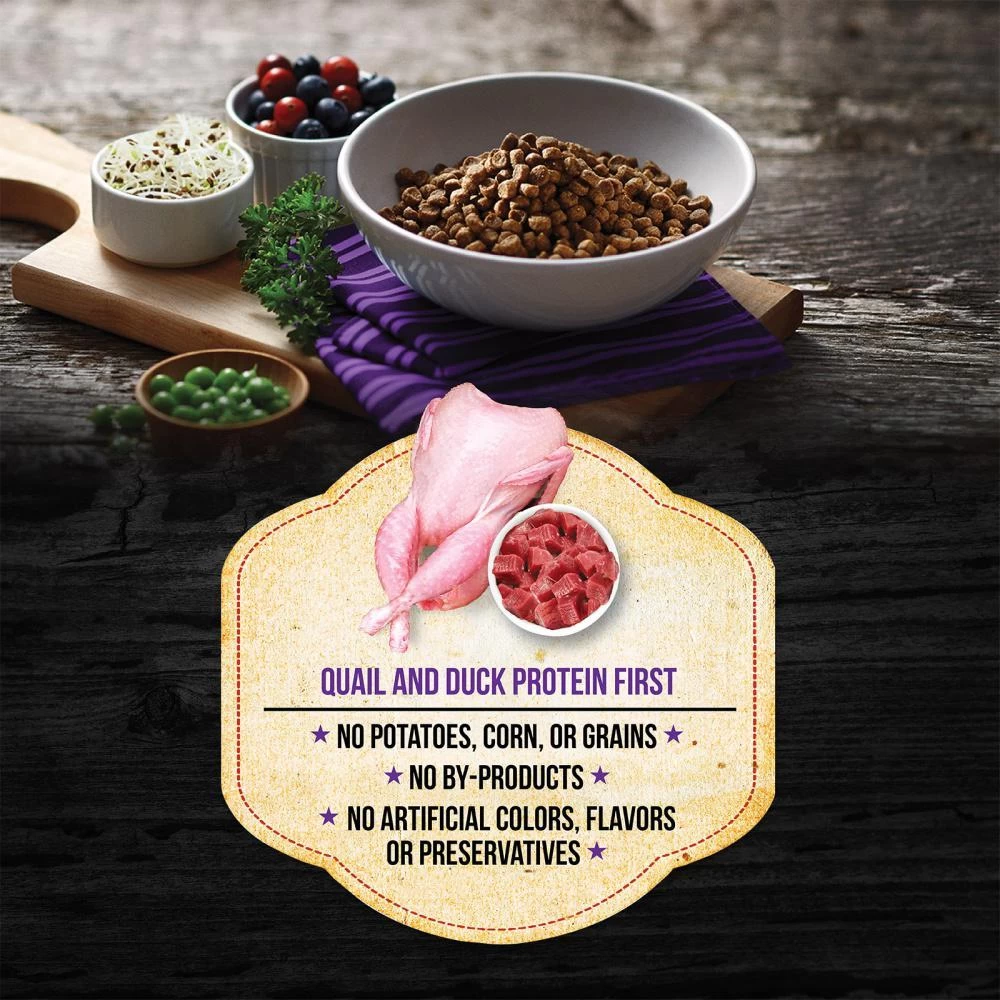 Fussie Cat Market Fresh Grain Free Quail & Duck Meal Recipe Dry Cat Food 4 Fussie Cat Market Fresh Grain Free Quail & Duck Meal Recipe Dry Cat Food - Image 2
