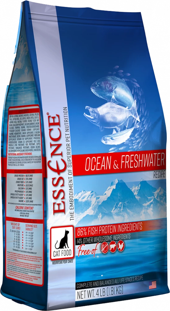 Essence Grain Free Ocean & Freshwater Recipe Dry Cat Food 3 Essence Grain Free Ocean & Freshwater Recipe Dry Cat Food