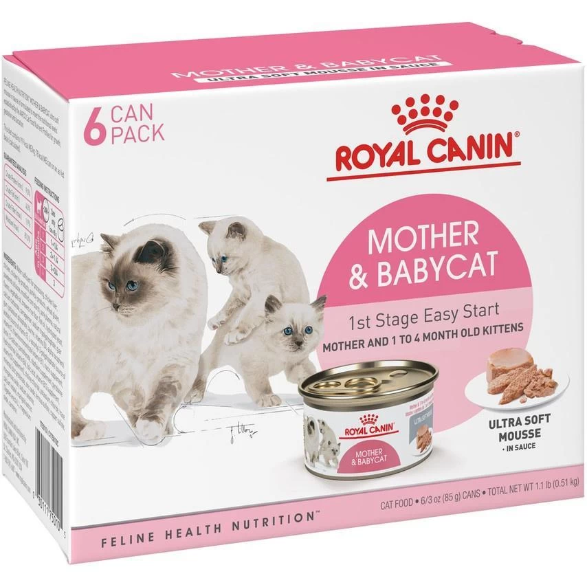 Royal Canin Feline Health Nutrition Mother & Babycat Ultra Soft Mousse In Sauce Canned Cat Food 3 Royal Canin Feline Health Nutrition Mother & Babycat Ultra Soft Mousse In Sauce Canned Cat Food