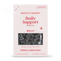 Bocce's Bakery Daily Support Pumpkin & Ginger Recipe Functional Belly Biscuit Dog Treats