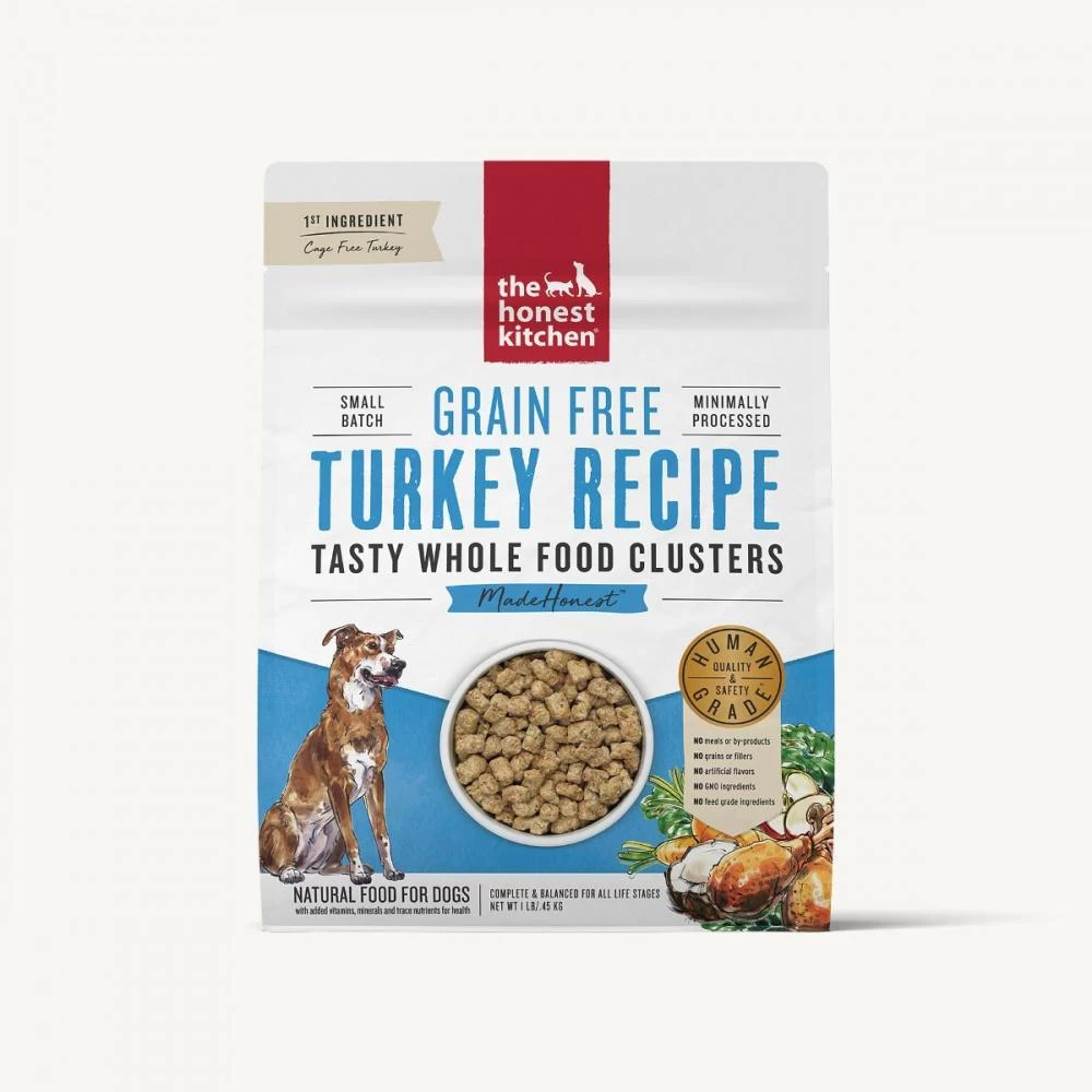 The Honest Kitchen Grain Free Turkey Recipe Whole Food Clusters Dry Dog Food 4 The Honest Kitchen Grain Free Turkey Recipe Whole Food Clusters Dry Dog Food - Image 2