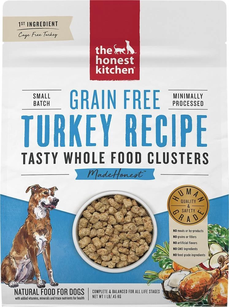 The Honest Kitchen Grain Free Turkey Recipe Whole Food Clusters Dry Dog Food 3 The Honest Kitchen Grain Free Turkey Recipe Whole Food Clusters Dry Dog Food