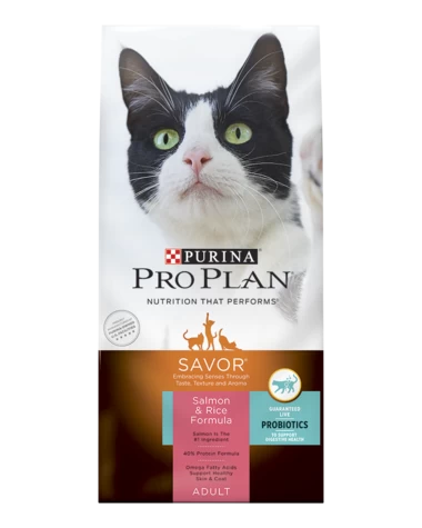 Purina Pro Plan Savor Salmon & Rice Formula Adult Dry Cat Food 3 Purina Pro Plan Savor Salmon & Rice Formula Adult Dry Cat Food