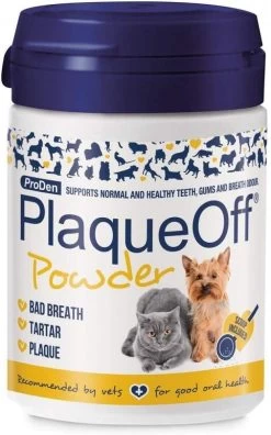 Proden PlaqueOff Dental Powder Supplement For Dogs & Cats