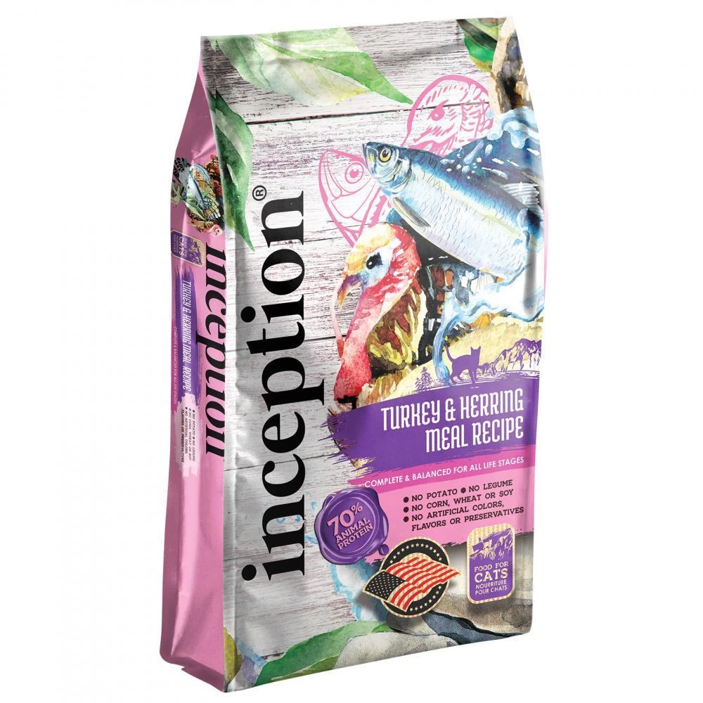 Inception Turkey & Herring Meal Recipe Dry Cat Food 3 Inception Turkey & Herring Meal Recipe Dry Cat Food