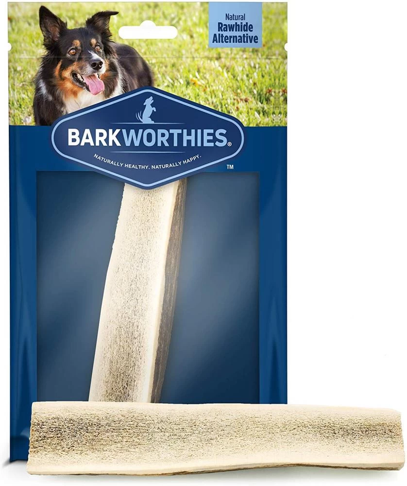 Barkworthies Split Elk Antler Dog Chew For Medium Breed Dogs 3 Barkworthies Split Elk Antler Dog Chew For Medium Breed Dogs