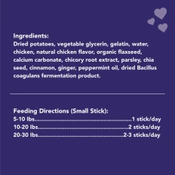 Get Naked® Digestive Health Dental Dog Chew Sticks 12 Get Naked® Digestive Health Dental Dog Chew Sticks -Pet Shop 700415 Digestive Small Chicken ING FI