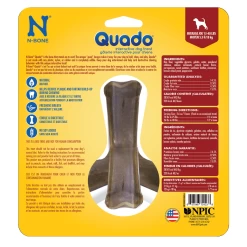 N-Bone® Quado® Bacon -Pet Shop 701238 QuadoBacon AvgJoe Back